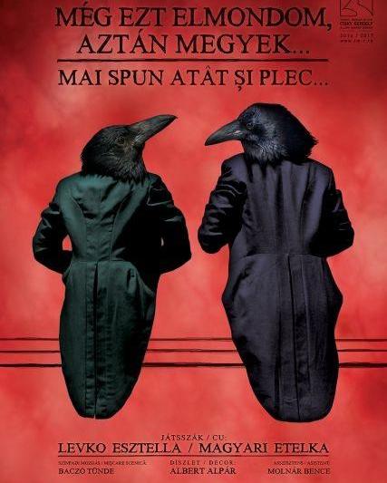 Premiera "Mai spun atat si plec", Foto: Afis spectacol