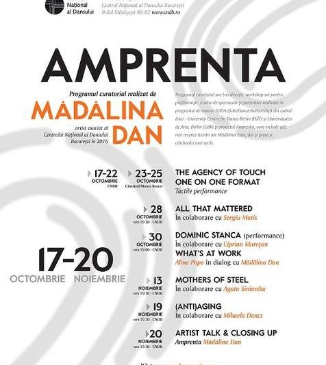 'Amprenta' - coregraf Madalina Dan, Foto: Afis spectacol