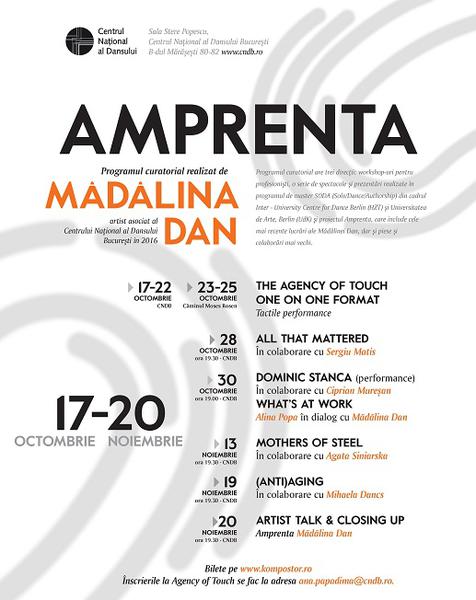 'Amprenta' - coregraf Madalina Dan, Foto: Afis spectacol