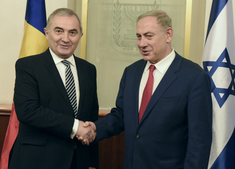 Lazar Comanescu si Benjamin Netanyahu, Foto: Ministerul Afacerilor Externe