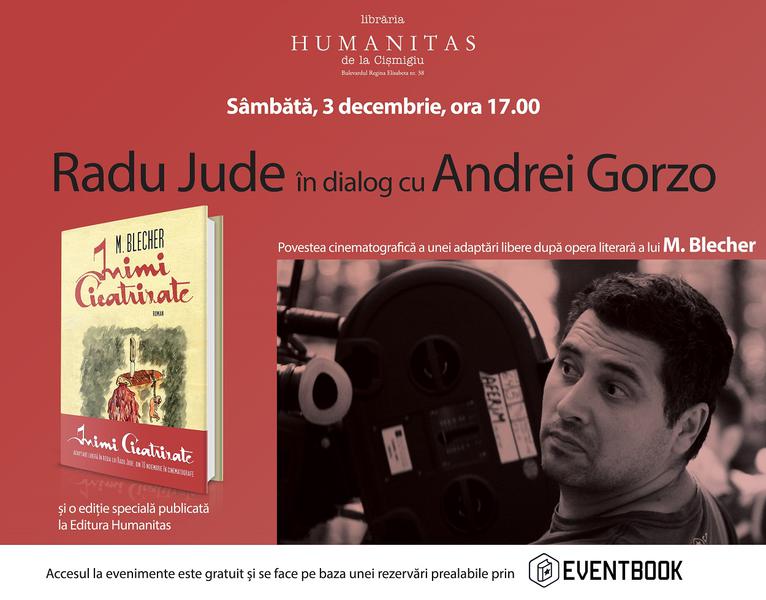 Radu Jude in dialog cu Andrei Gorzo, Foto: Librariile Humanitas
