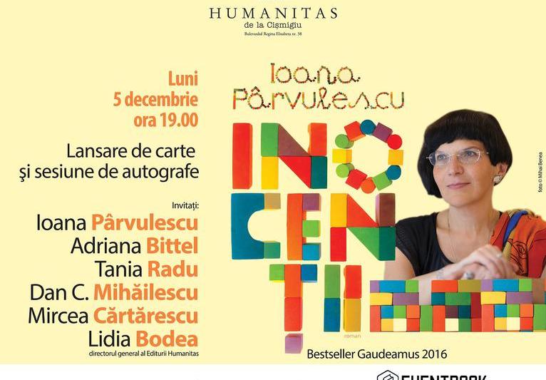 Inocentii, de Ioana Parvulescu, Foto: Humanitas