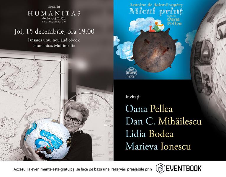 Audiobookul Micul Print in lectura Oanei Pellea, Foto: Librariile Humanitas