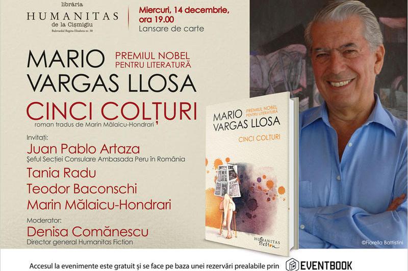 Mario Vargas Llosa: 'Cinci Colturi', Foto: Librariile Humanitas