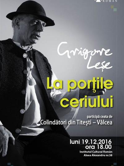 Concert de colinde cu Grigore Lese si ceata din Titesti, Foto: ICR