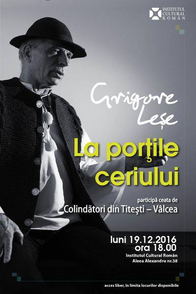 Concert de colinde cu Grigore Lese si ceata din Titesti, Foto: ICR