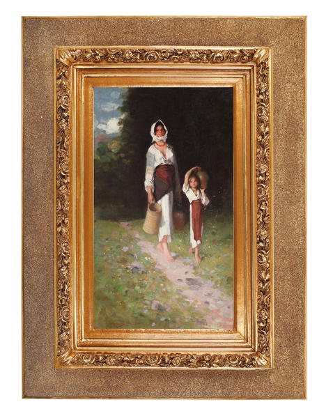 Nicolae Grigorescu: Tarancute de la fantana, Foto: Artmark