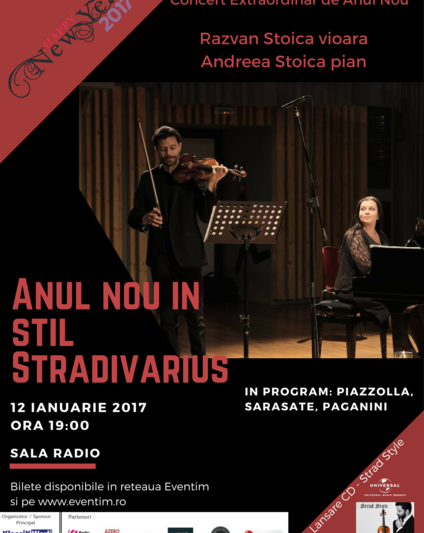 Concert "Anul Nou in stil Stradivarius", Foto: Afis