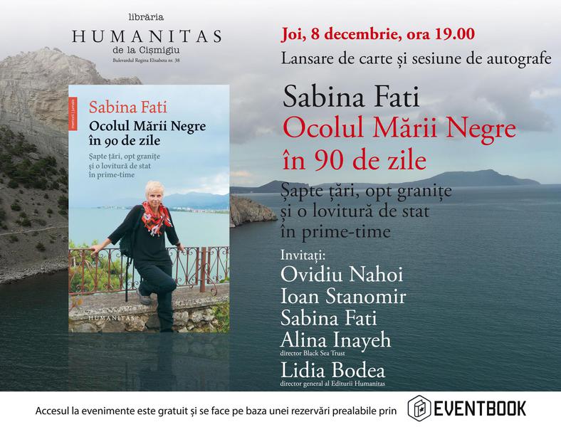 Sabina Fati: Ocolul Marii Negre in 90 de zile, Foto: Humanitas
