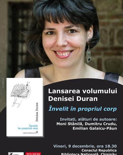 Invelit in propriul corp, de Denisa Duran lansat la Chisinau, Foto: Poster