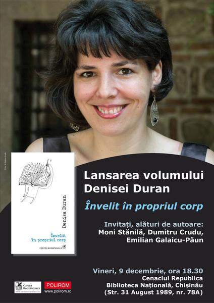 Invelit in propriul corp, de Denisa Duran lansat la Chisinau, Foto: Poster