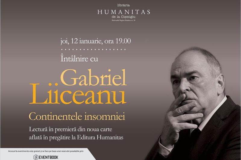 Lectura publica Gabriel Liiceanu, Foto: Editura Humanitas