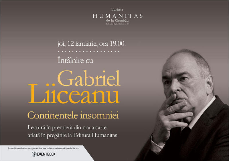 Lectura publica Gabriel Liiceanu, Foto: Editura Humanitas