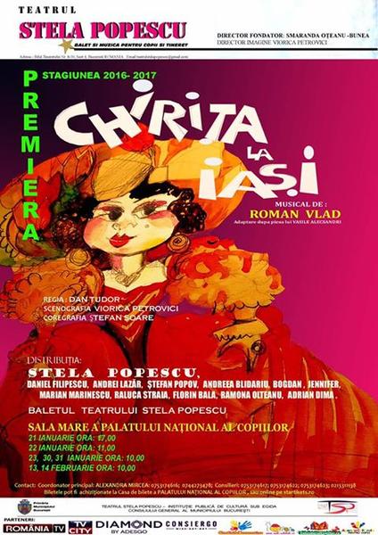 Premiera musicalului "Chirita la Iasi", Foto: Afis spectacol