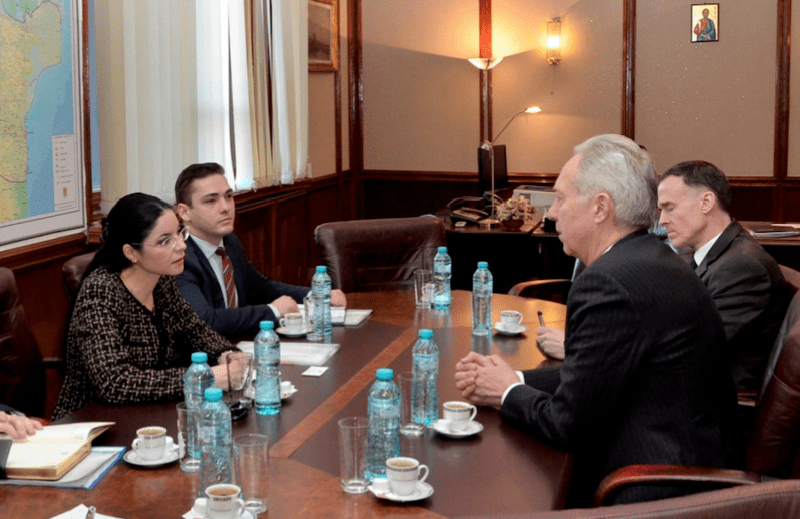 Hans Klemm, vizita la ministrul interimar al Justitiei, Ana Birchall, Foto: Ministerul Justitiei