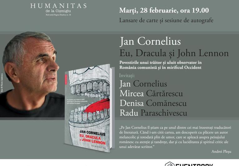 "Eu, Dracula si John Lennon", de Jan Cornelius, Foto: Humanitas