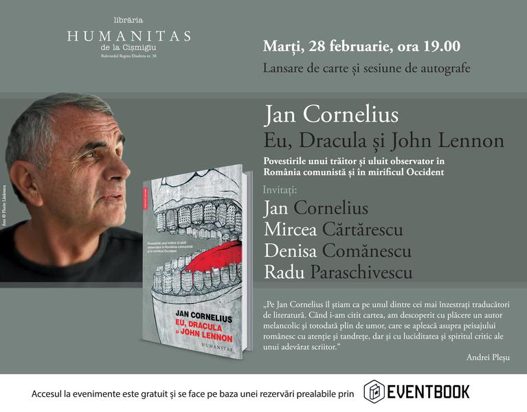 "Eu, Dracula si John Lennon", de Jan Cornelius, Foto: Humanitas