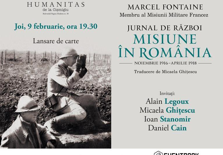 Lansare: Jurnal de razboi, de Marcel Fontaine, Foto: Humanitas