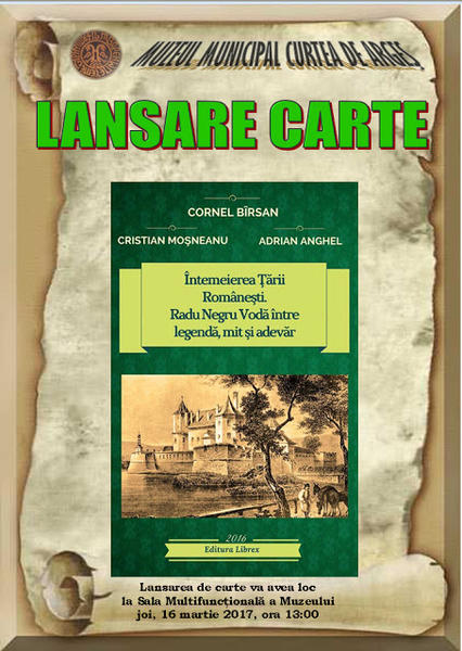 Lansare de carte: Intemeierea Trii Romanesti, Foto: Muzeul Municipal din Curtea de Argeş