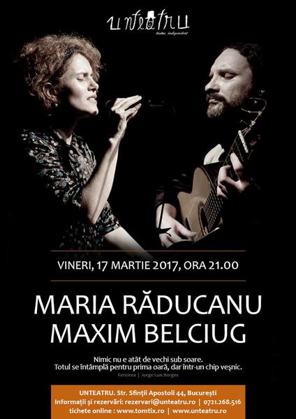 Concert Maria Raducanu si Maxim Belciug, Foto: Unteatru
