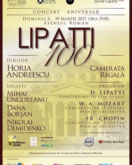 Concert extraordinar 'Centenar Lipatti', Foto: Afis