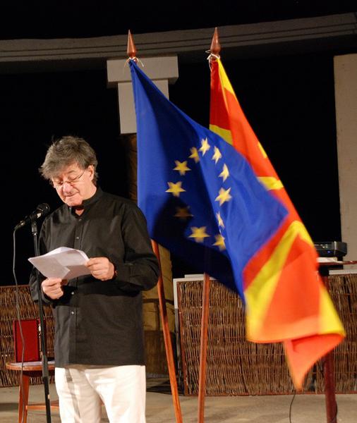 Ion Caramitru in 2016, in Macedonia, Foto: TNB