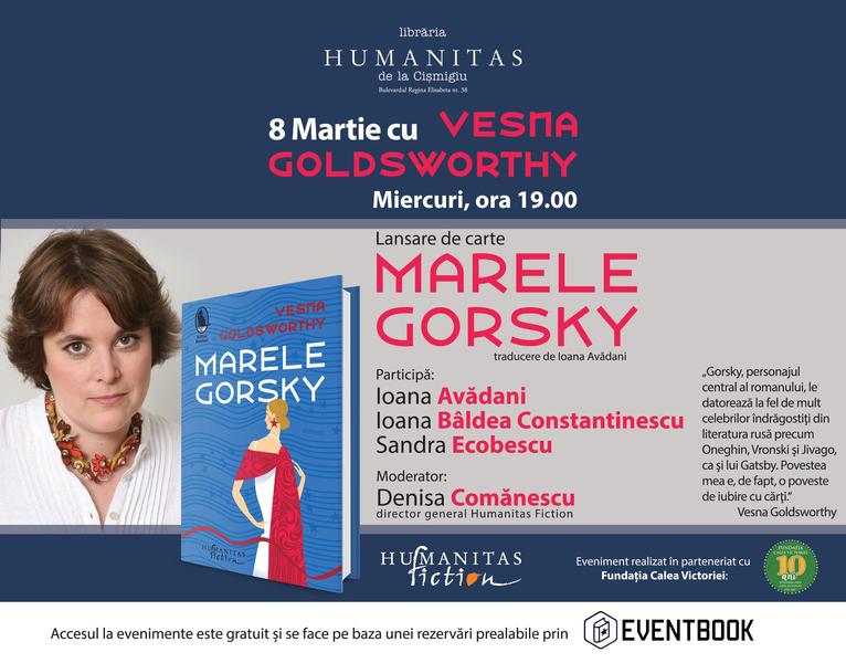 "Marele Gorsky" de Vesna Goldsworthy, Foto: Humanitas