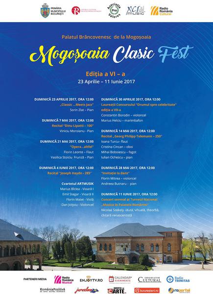Mogosoaia ClasicFest, editia a VI-a, Foto: Afis