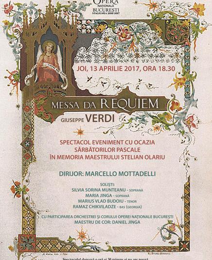 Messa da Requiem, de Giuseppe Verdi, Foto: Afis spectacol