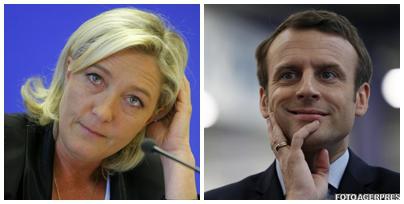 Marine Le Pen si Emmanuel Macron, Foto: Colaj foto / Sursa: Agerpres