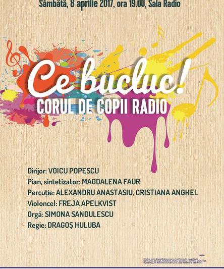 Concert cu Corul de copii Radio, Foto: Afis