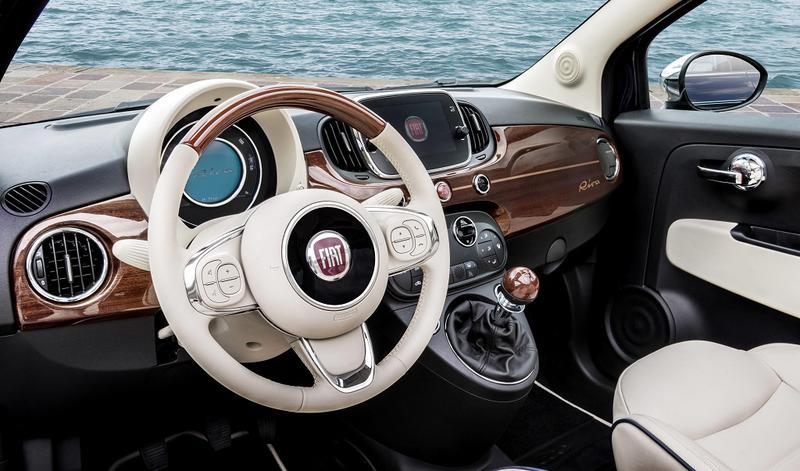 fakepathInterior Fiat 500 Riva, Foto: Fiat