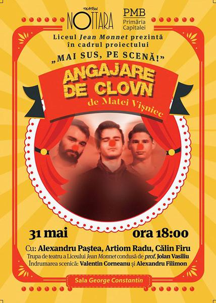 Agajare de clovn, Foto: Teatrul Nottara