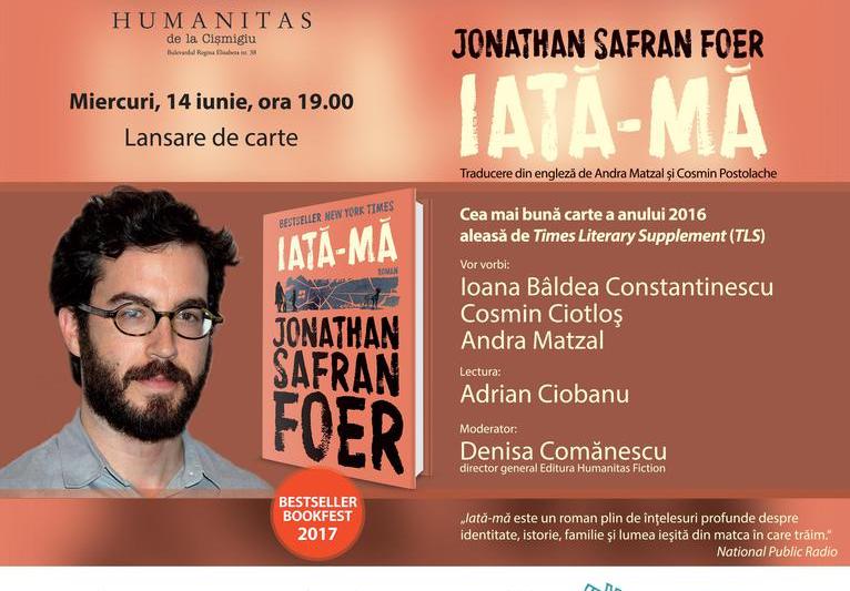 Iata-ma, de Jonathan Safran Foer, Foto: Humanitas