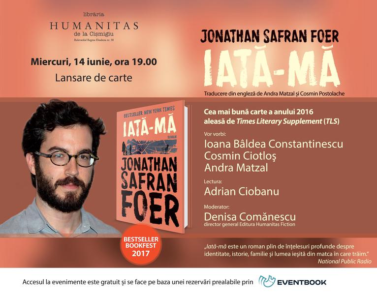 Iata-ma, de Jonathan Safran Foer, Foto: Humanitas