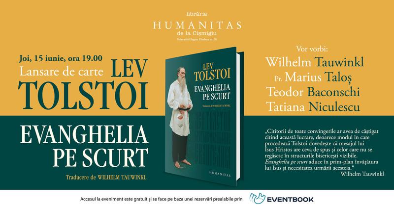 "Evanghelia pe scurt" de Lev Tolstoi, Foto: Humanitas