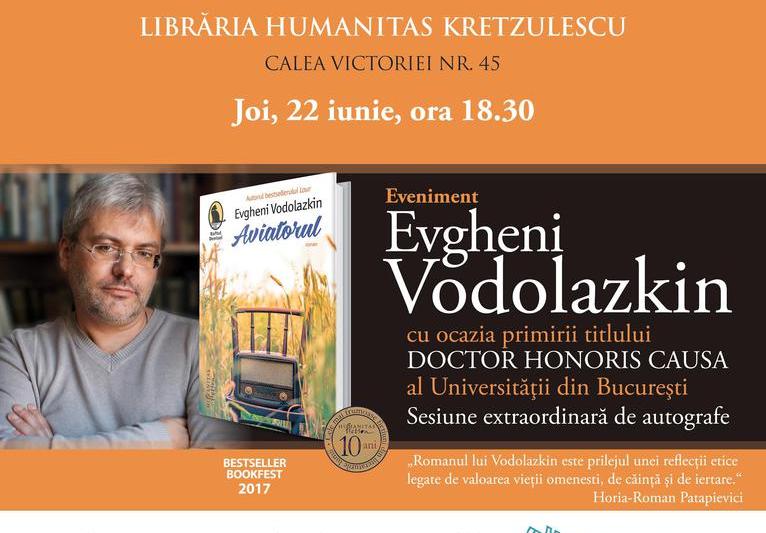 Evgheni Vodolazkin: Aviatorul, Foto: Humanitas