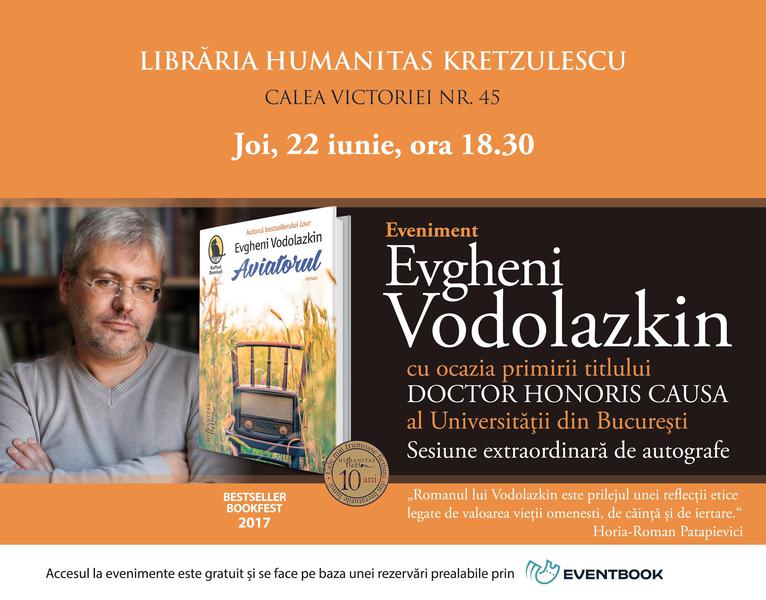 Evgheni Vodolazkin: Aviatorul, Foto: Humanitas