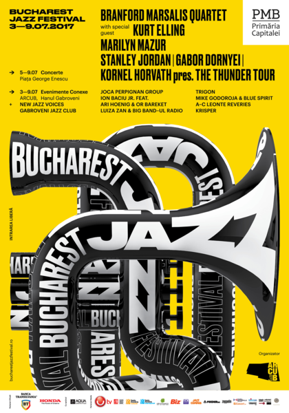 Bucharest Jazz Festival: 3-9 iulie 2017, Foto: Afis