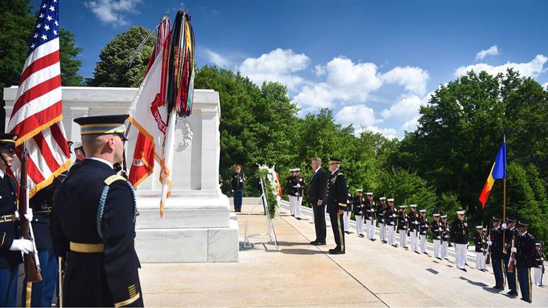 Iohannis la Monumentul Soldatului Necunoscut , Foto: Administratia Prezidentiala