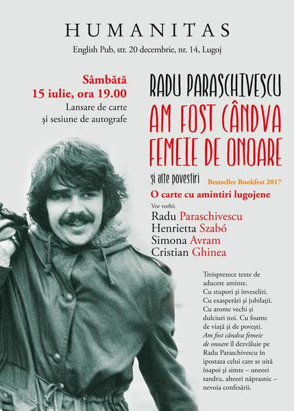 Eveniment Radu Paraschivescu la Lugoj, Foto: Humanitas