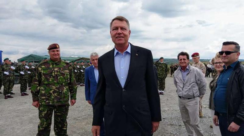 Klaus Iohannis la Cincu, Foto: Ella Moroiu