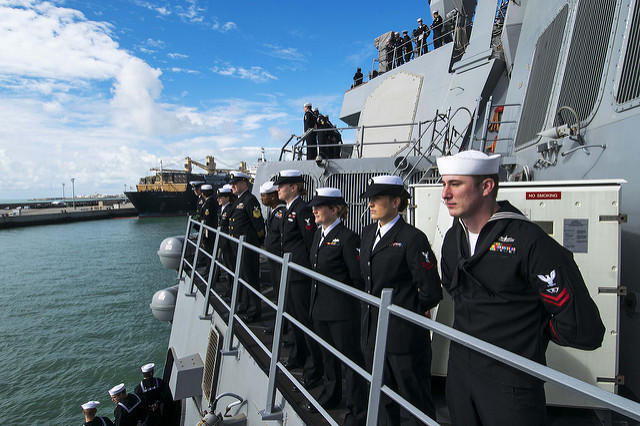 USS Porter a sosit in Romania, Foto: US Navy