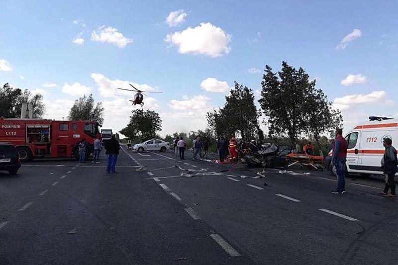 Accident rutier (arhiva), Foto: IGSU