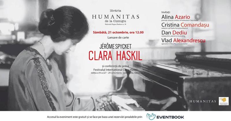 Eveniment dedicat Clarei Haskil, Foto: Afis