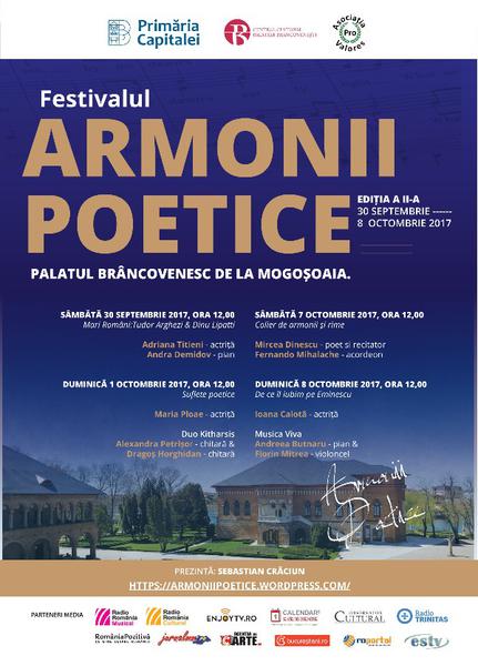 Armonii poetice, Foto: Afis festival