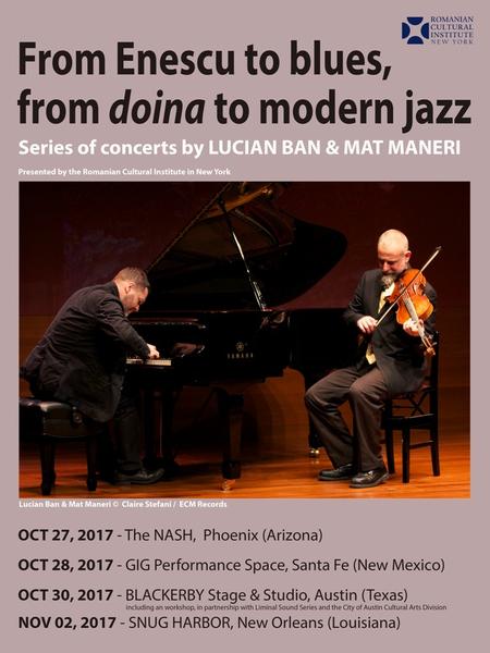 Lucian Ban & Mat Maneri, Foto: Afis concert
