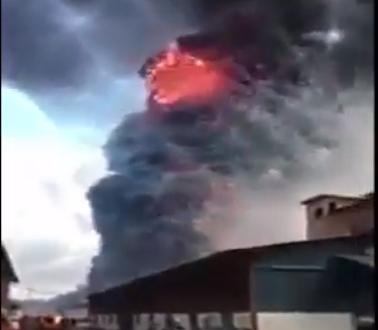 Incendiu in Jakarta, Foto: Captura YouTube