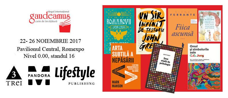 Editura Trei la Gaudeamus 2017, Foto: Afis
