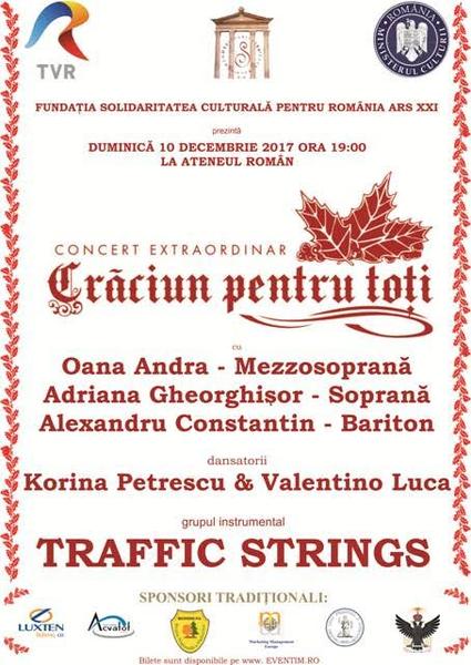 Gala Craciun pentru toti, Foto: Afis spectacol
